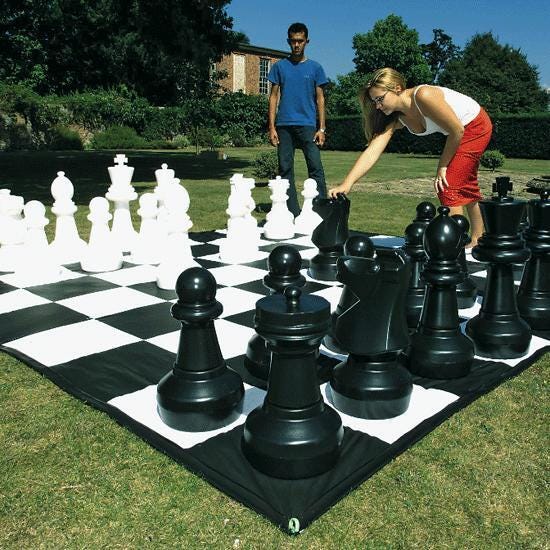 DOM Giant Chess Game School Specialty